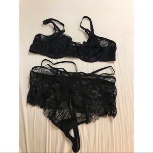 Torrid Black Lace Set